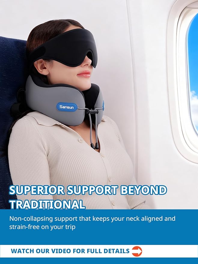 Almohada Cervical de Viaje con Soporte 360 miniatura 3