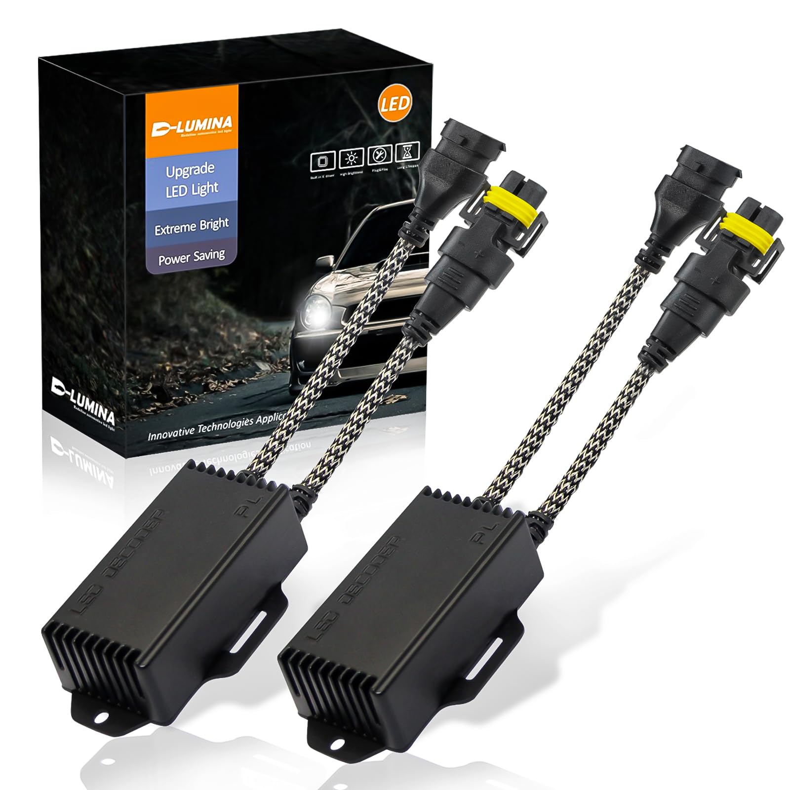 H9 H11 H13 connettore presa lampadina femmina con cavo per accessori adattatore cablaggio luce auto faro  34