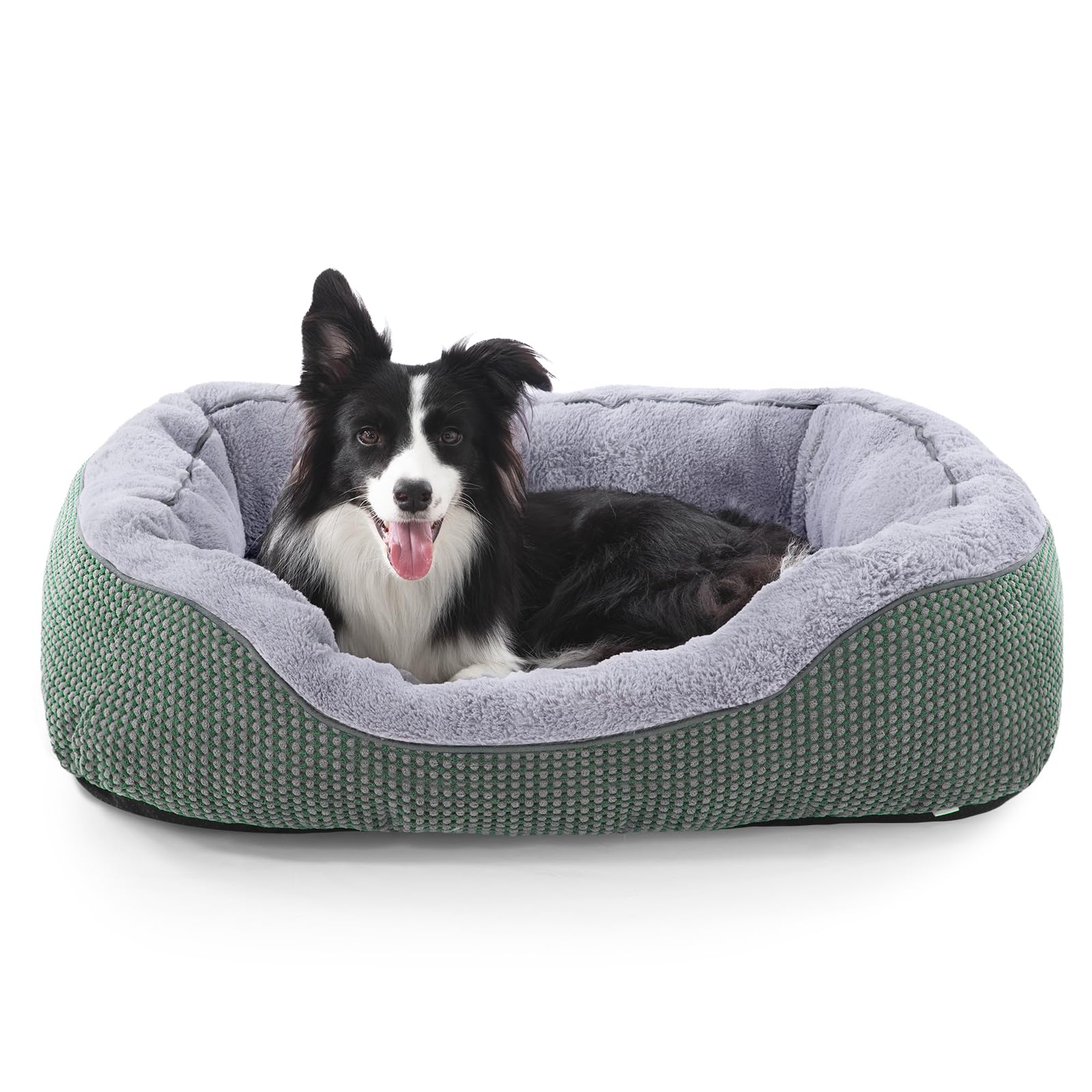 INVENHO Dog Bed Medium Size, Orthopedic Warming Soft Calming Sleeping Durable with Anti-Slip Bottom