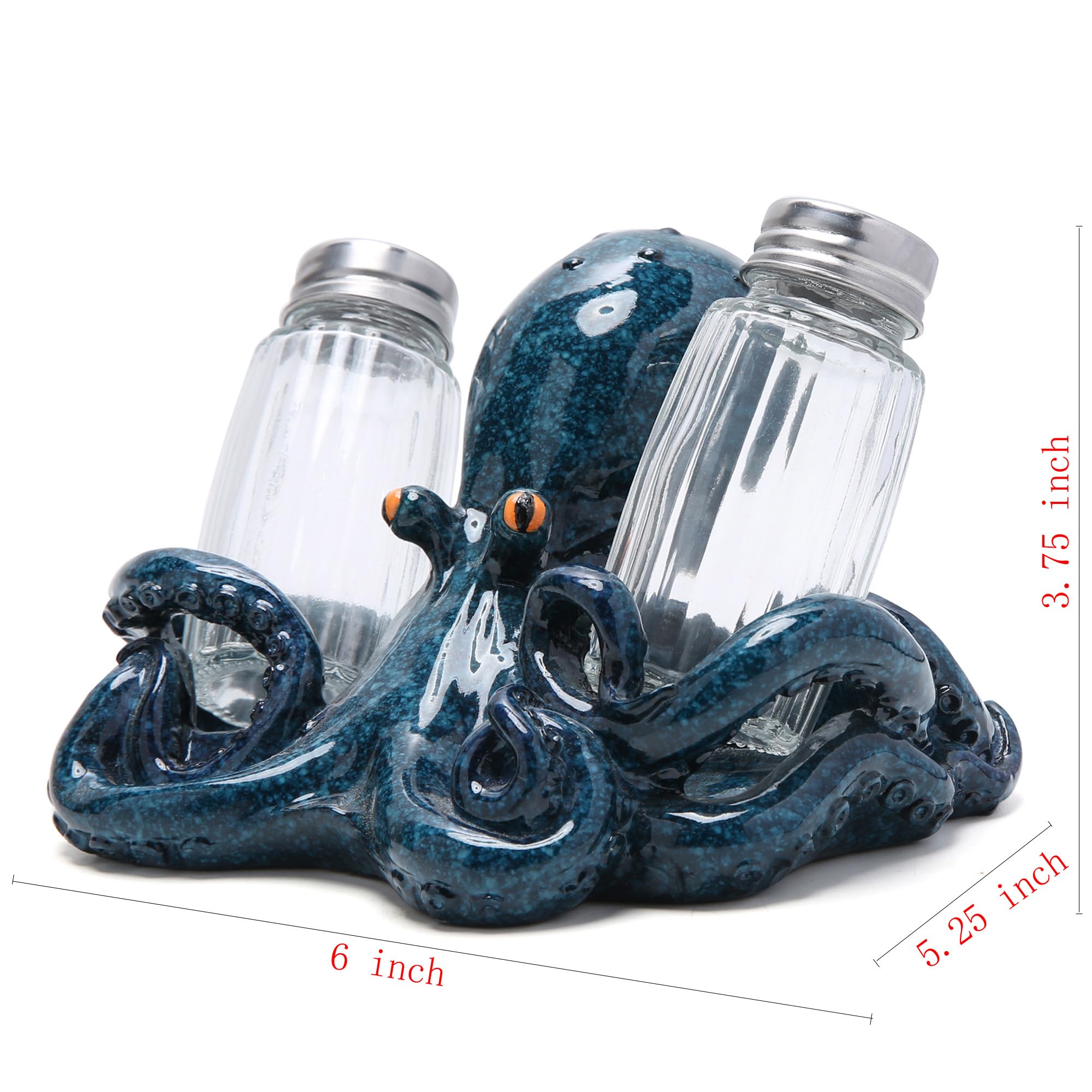 Amazon.com: Hodao Octopus With Salt and Pepper Shaker Figurines