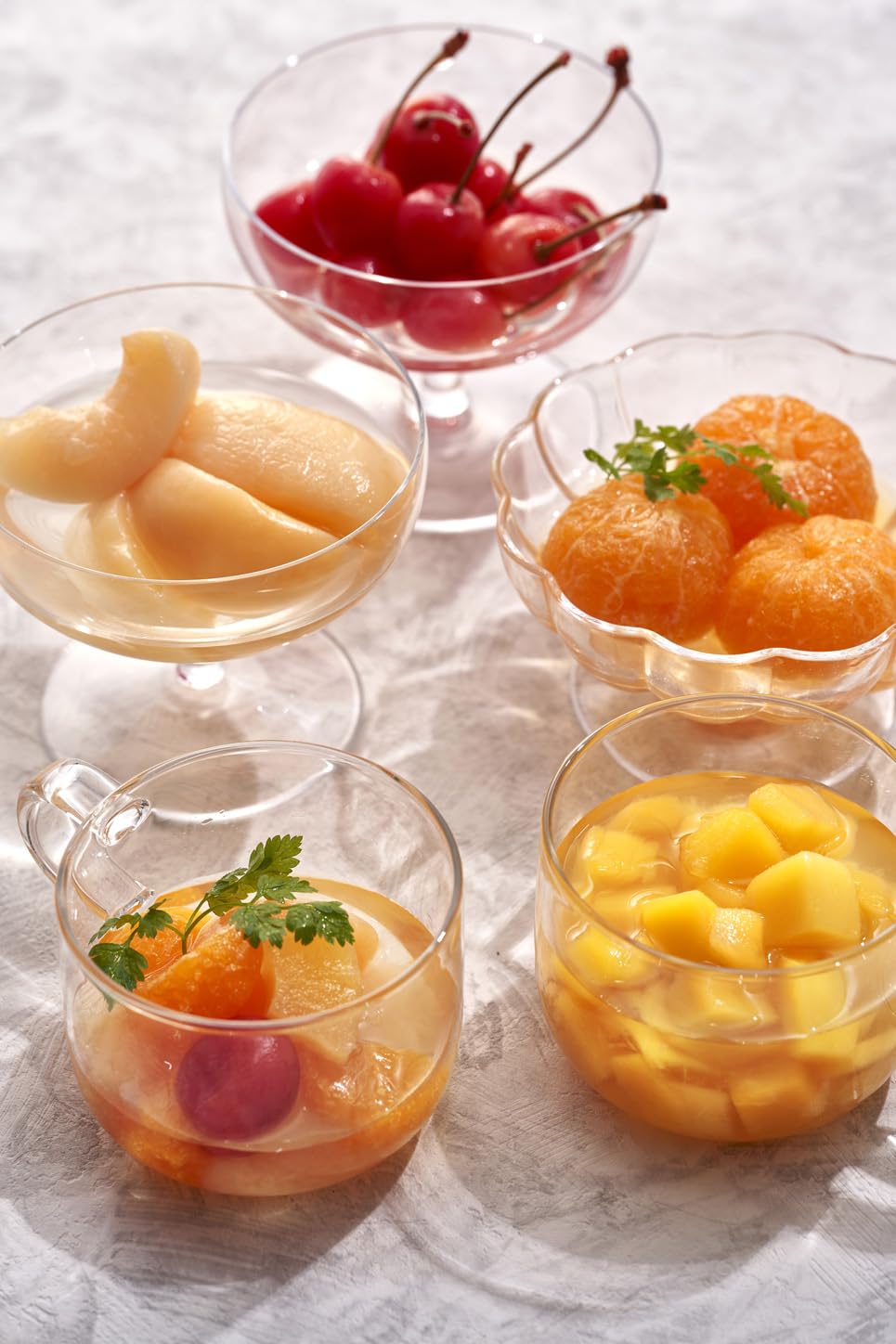 Amazon | 銀座千疋屋 銀座フルーツコンポート(5本) ギフト フルーツ