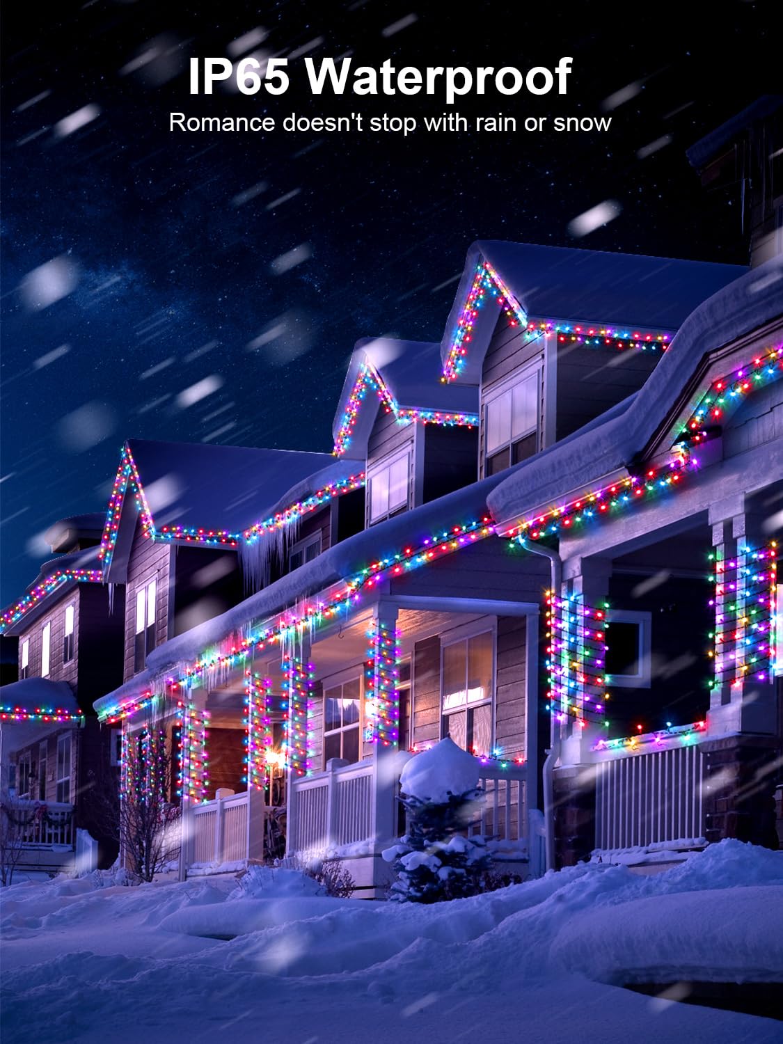ARKOCHIC Luci Albero di Natale, 100M 1000 LED Luci Natalizie da Esterno ed Interno, 8 Modalità con e Telecomando Luci di Natale per Giardino, Balcone, Casa, Festa (Multicolore)