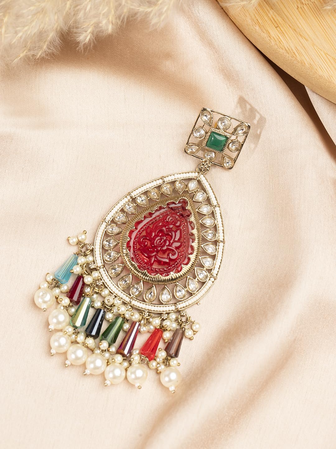Women's Coloured Tear Drop Earrings, Elegant Design