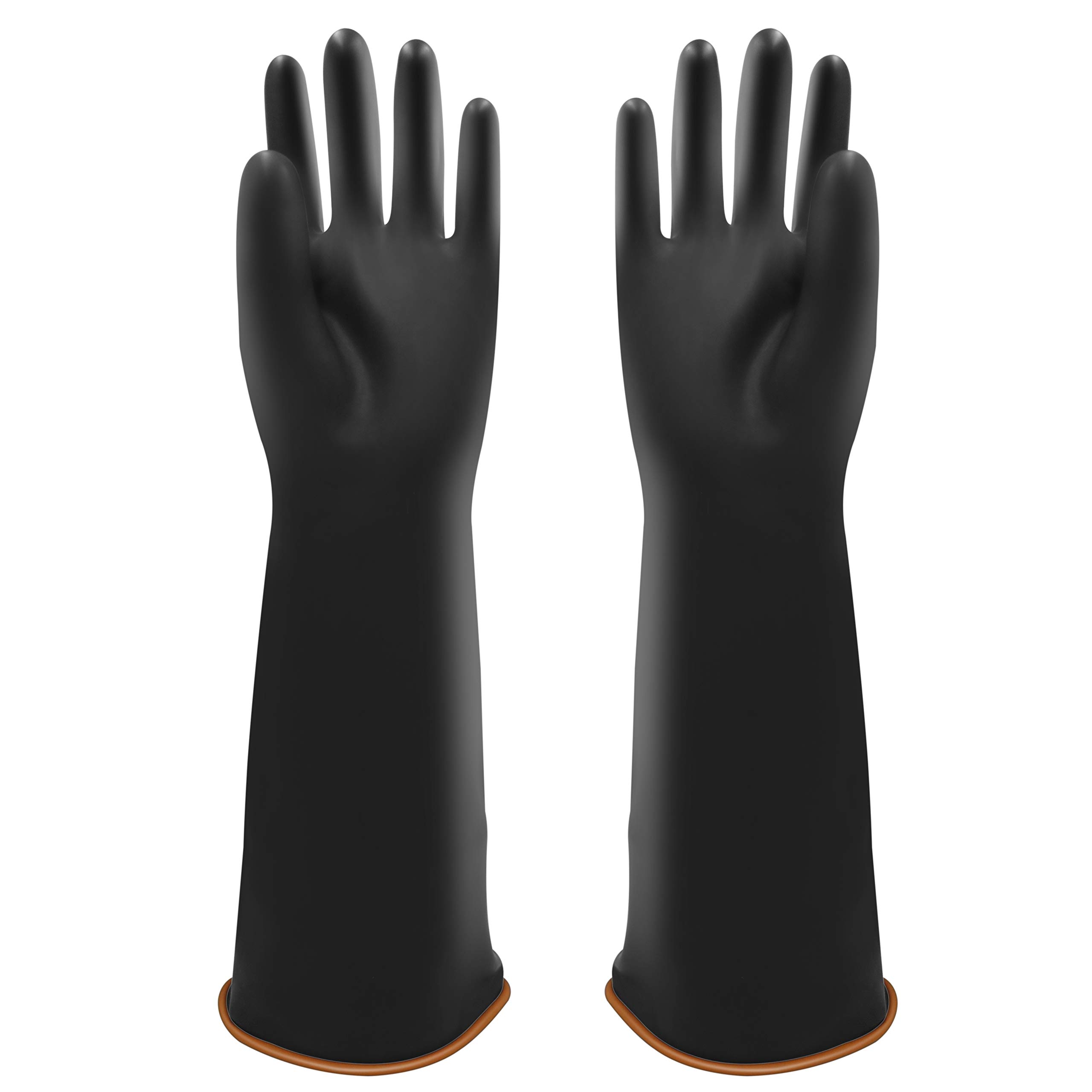 Gants de travail en latex très résistants - 45,7 cm - Imperméables - Taille XL