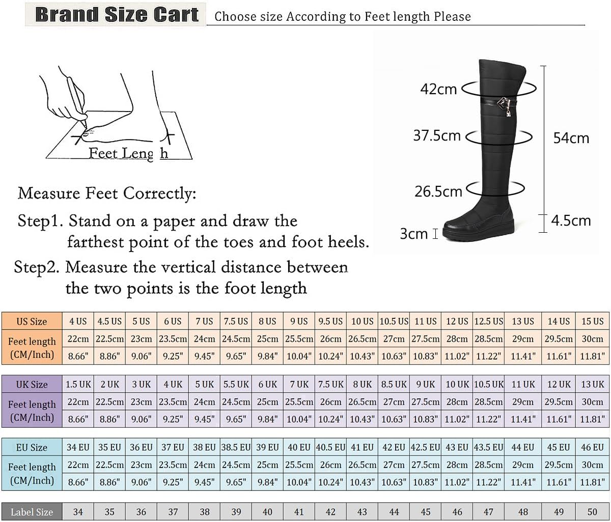 Scaoruki Women Furry Snow Boots