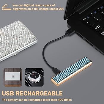 Hot Selling Arc Windproof Flameless Portable USB Electronic Lighter Rechargeable For Kitchen Camping Cooking Bbq