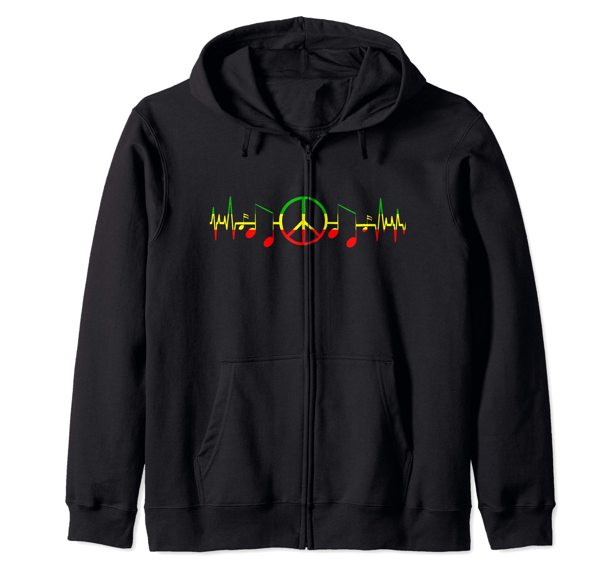 Sweat à Capuche 'Hail The Lion Of Judah' - Motif Reggae Rastafari - Unisexe - Pour Fans De Musique Jamaïcaine - 8