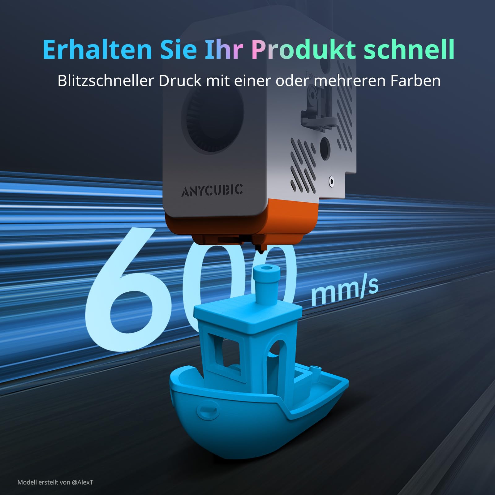Anycubic Kobra S1 ACE 2 Pro Combo 3D-Drucker, 600 mm/s Hochgeschwindigkeit
