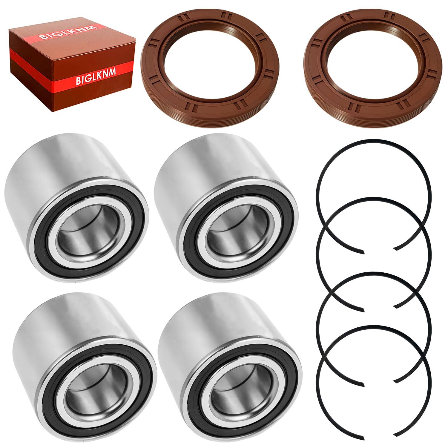 BIGLKNM Front & Rear Wheel Bearing Seal Kit for Can-Am Outlander Renegade Commander 330 400 500 650 800 1000 Defender HD10 HD8 OEM# 293350040