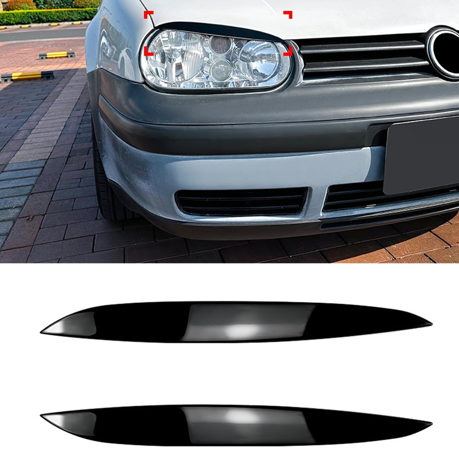Copertura per sopracciglio e palpebre per VW Golf 4 MK4 1997-2006