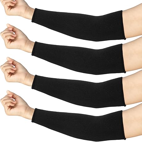 Protective arm sleeves for thin skin