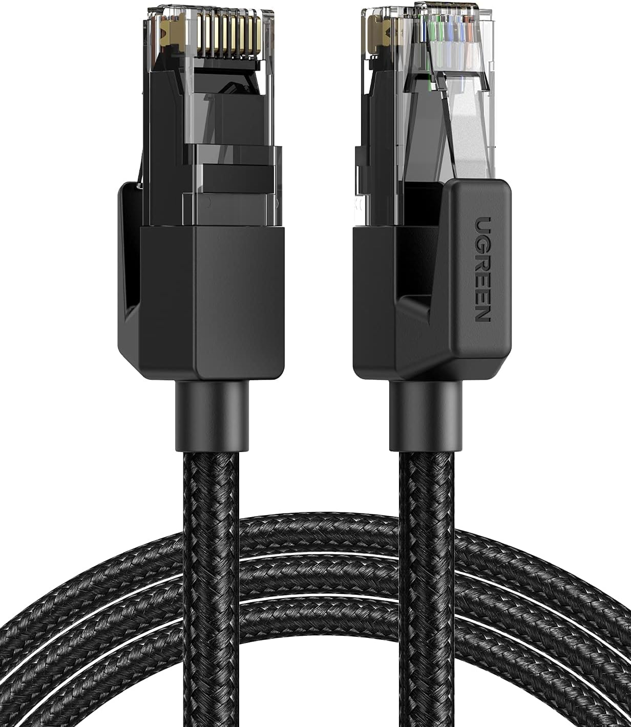 UGREEN Ethernet Cable 5M, High-Speed Gigabit Cat 6 Network Cable, POE 1000Mbps 250Mhz/s Braided Internet Cable RJ45 LAN Patch Cord Compatible with Router, Modem, Smart TV, PC & Laptop, PS5/PS4 Switch