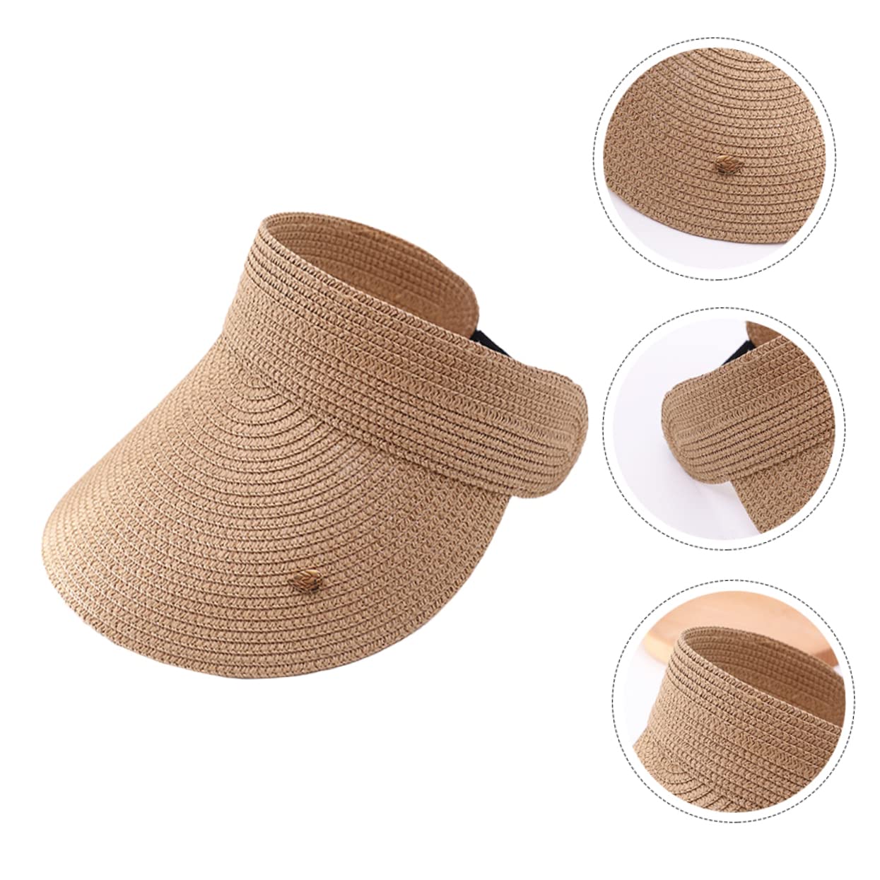 GALPADA cappello summer dress capello per sole hat berretto da spiaggia da viaggio visiera parasole per donna berretto da spiaggia con visiera berretto da spiaggia estivo Cannuccia