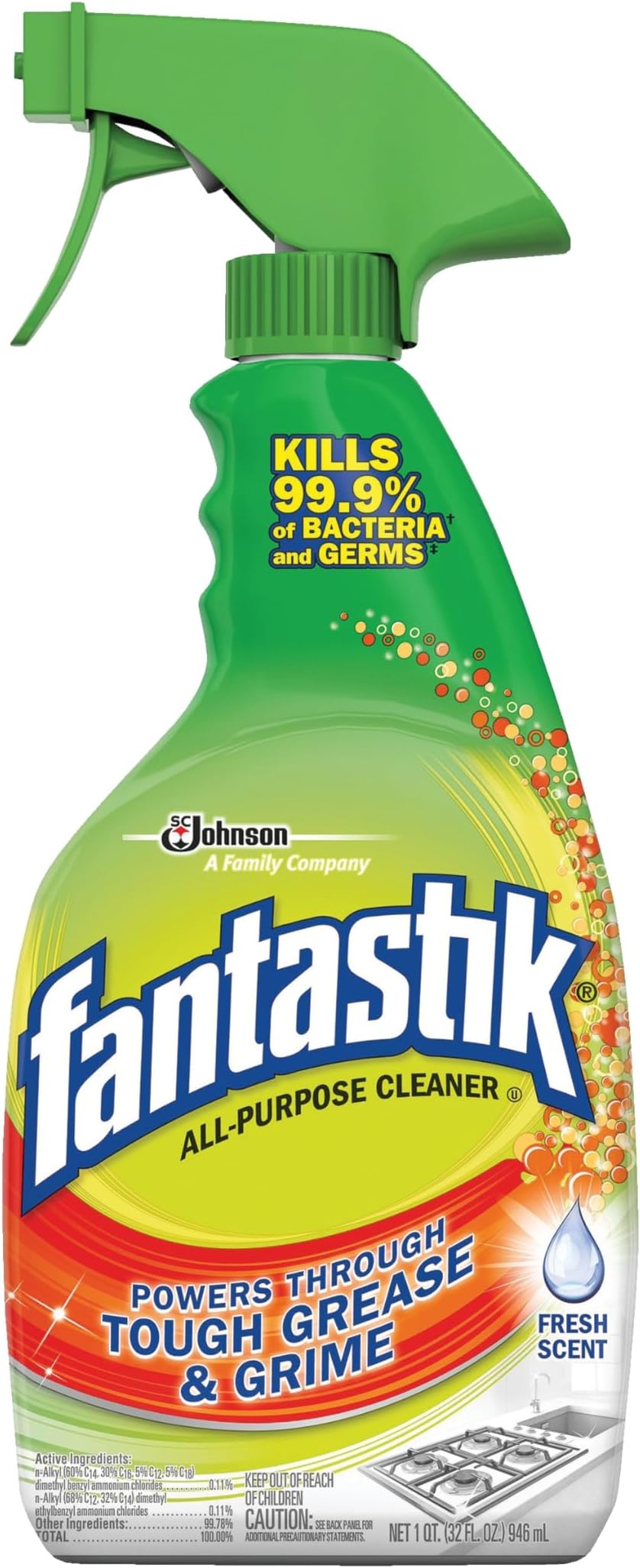 Fantastik Fruit of the Earth, Skin Cooling, Aloe Vera with Naturals, Skin Care Lotion, 4 fl oz (118 ml)
