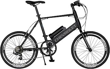 MOBAYELL.! CO01 電動アシスト自転車 20インチ Amazon | CHEVROLET(シボレー) E-MAGIC207AD ブラック 電動アシスト