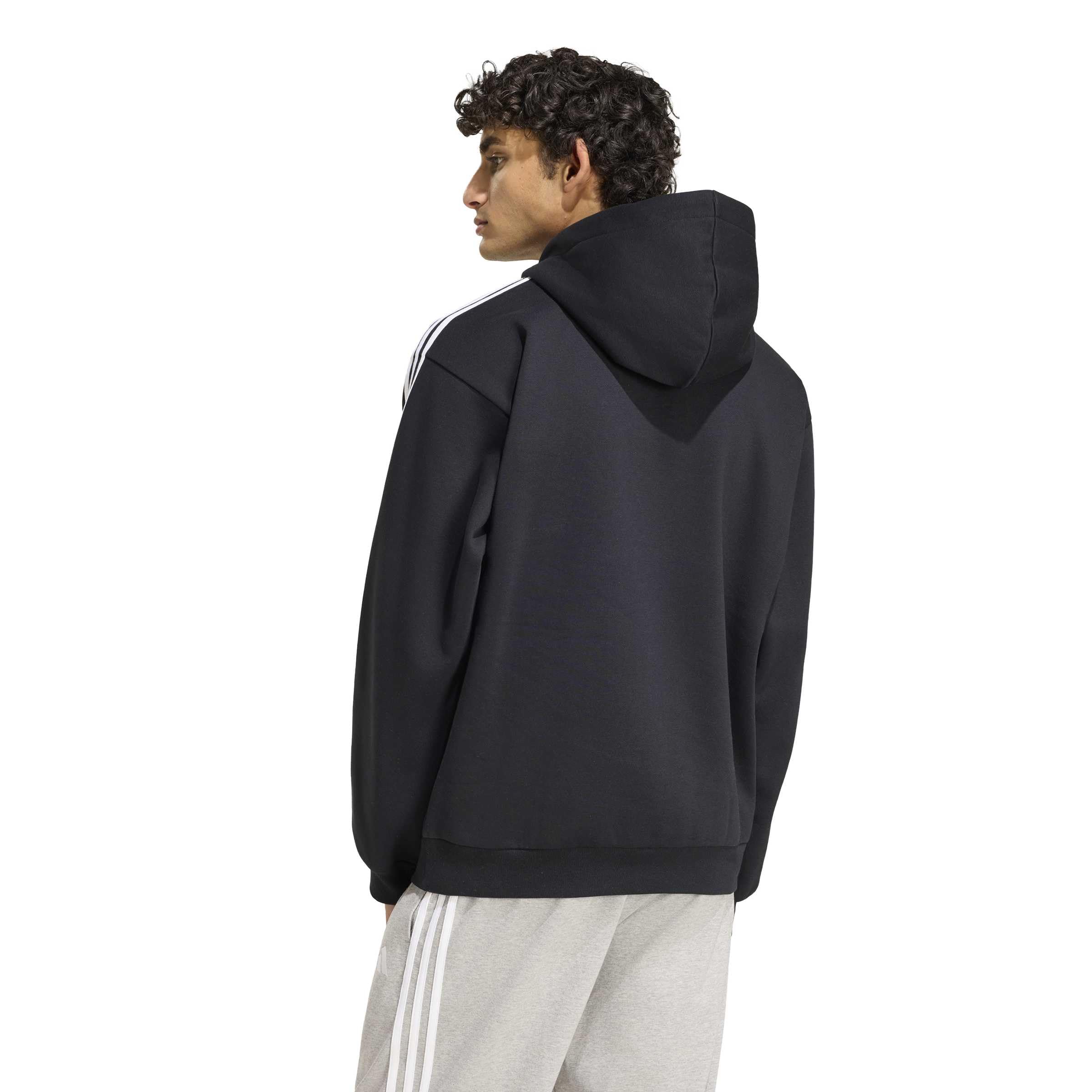Adidas Herren Essentials 3-Stripes Fleece Hoodie Kapuzenpullover (1er Pack)