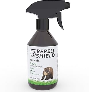 RepellShield Rodent Repellent Spray - Rodent Deterrent To Repel Rodents Such As Martens, Rats & Squirrels - Natural Rodent Spray - Rodent Killer & Rodent Repeller Plug In Alternative - 250 ml