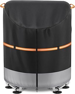 Mini Trampoline Cover for Kids 55–60 Inch – Heavy Duty 600D UV Resistant Waterproof Protective Cover – Fits Round Backyard +Toddler, with Drawstring & Buckles (Black, Fits 55–60 in Mini Trampoline)
