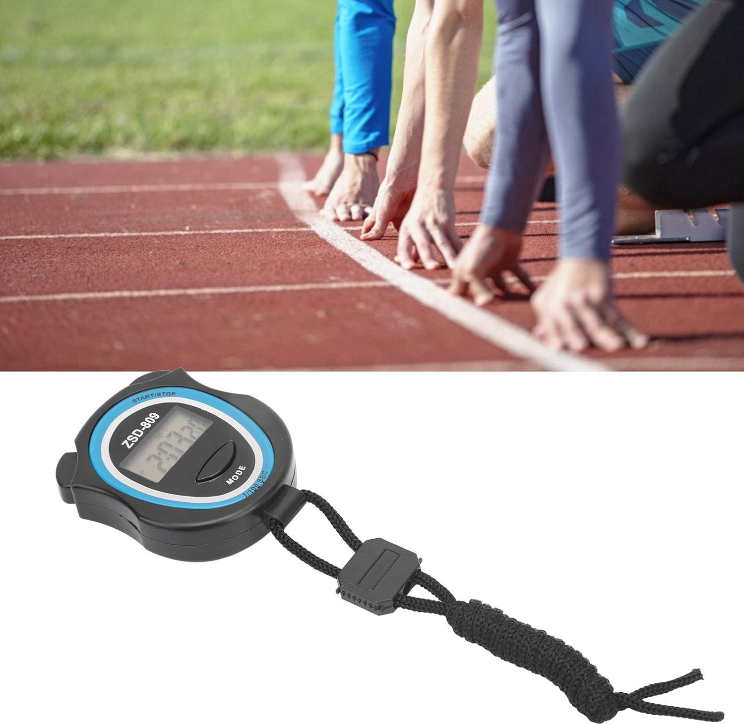 Archuu Waterproof Sports stopwatc 1/100 Timing Accuracy for Running Teaching with Alarm/Calendar/Timer Function : Sports & Outdoors