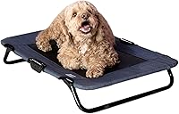 Pet Gear Lifestyle Elevated Pet Cot Bed - No Assembly, Tear-Resistant Cooling Mesh, Portable Indoor Outdoor Dog Bed, Multiple Sizes
