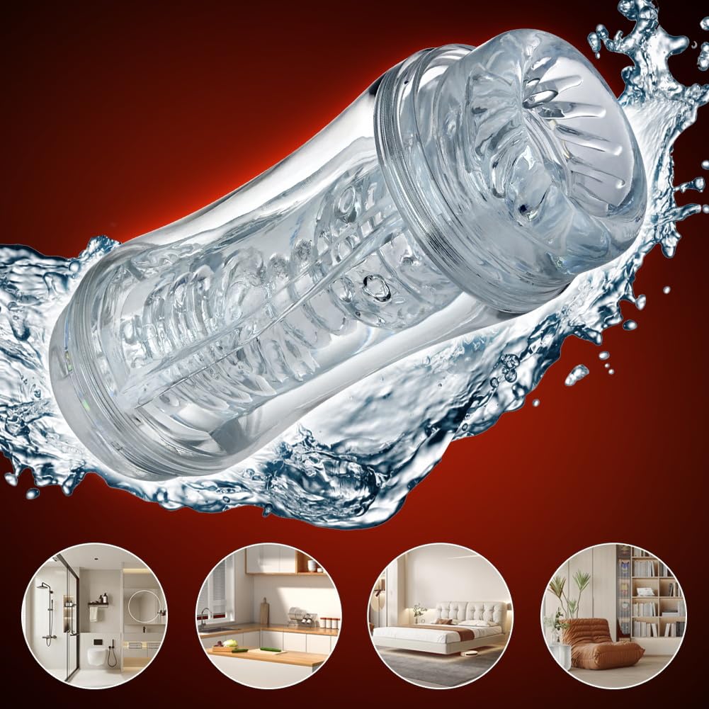 Amazon.com: Transparent Double-Ended Male Masturbator with Realistic Vagina  and Anus, Waterproof and Skin-Friendly Material Portable Pocket Stimulation  Device with Dual Pleasure Sex Feature Adult Pleasure Toy : Health &  Household