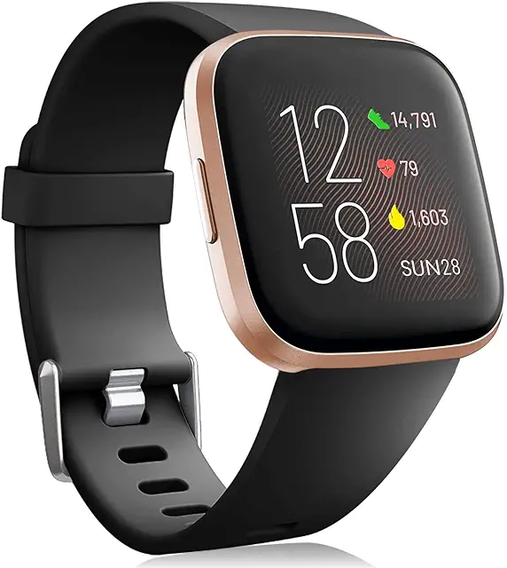 Cinturino Fitbit Versa in Silicone Sport - Compatibile Uomini e Donne