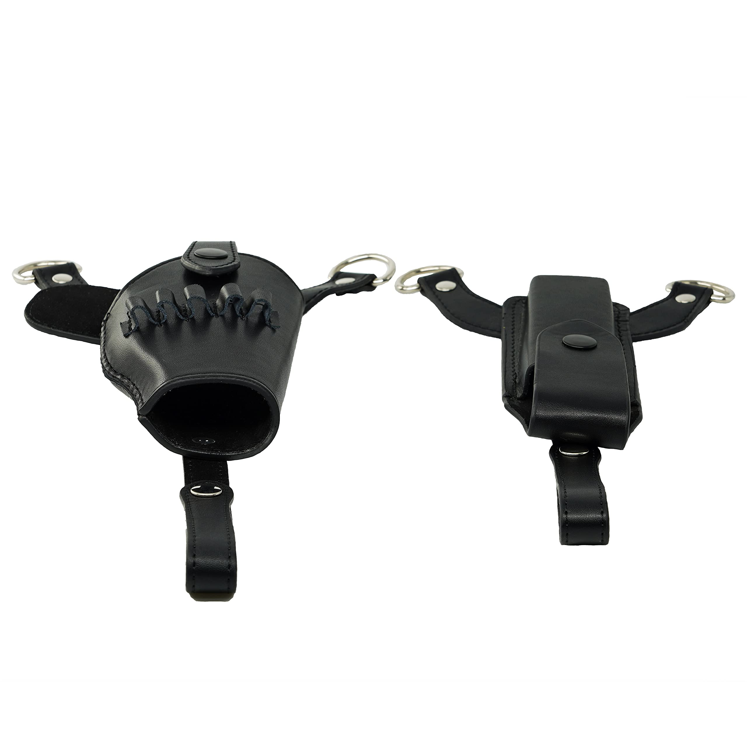 Leather Shoulder Holster for Pistols, Adjustable Vertical Gun Holster