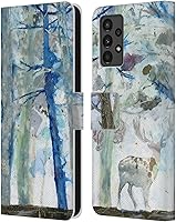 Vista 9 de Head Case Designs Officially Licensed Wyanne Half Light Nature 2 Leather Wallet Case Compatible with Samsung Galaxy A13 (2022)