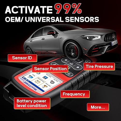 Miniatura 8 de Autel MaxiTPMS TS508WF KIT TPMS Tool, 2024 WiFi Ver. de TS601TS508KTS508, con $120 4PCS 315+433Mhz MX-Sensores, Programación TPMS, OBD