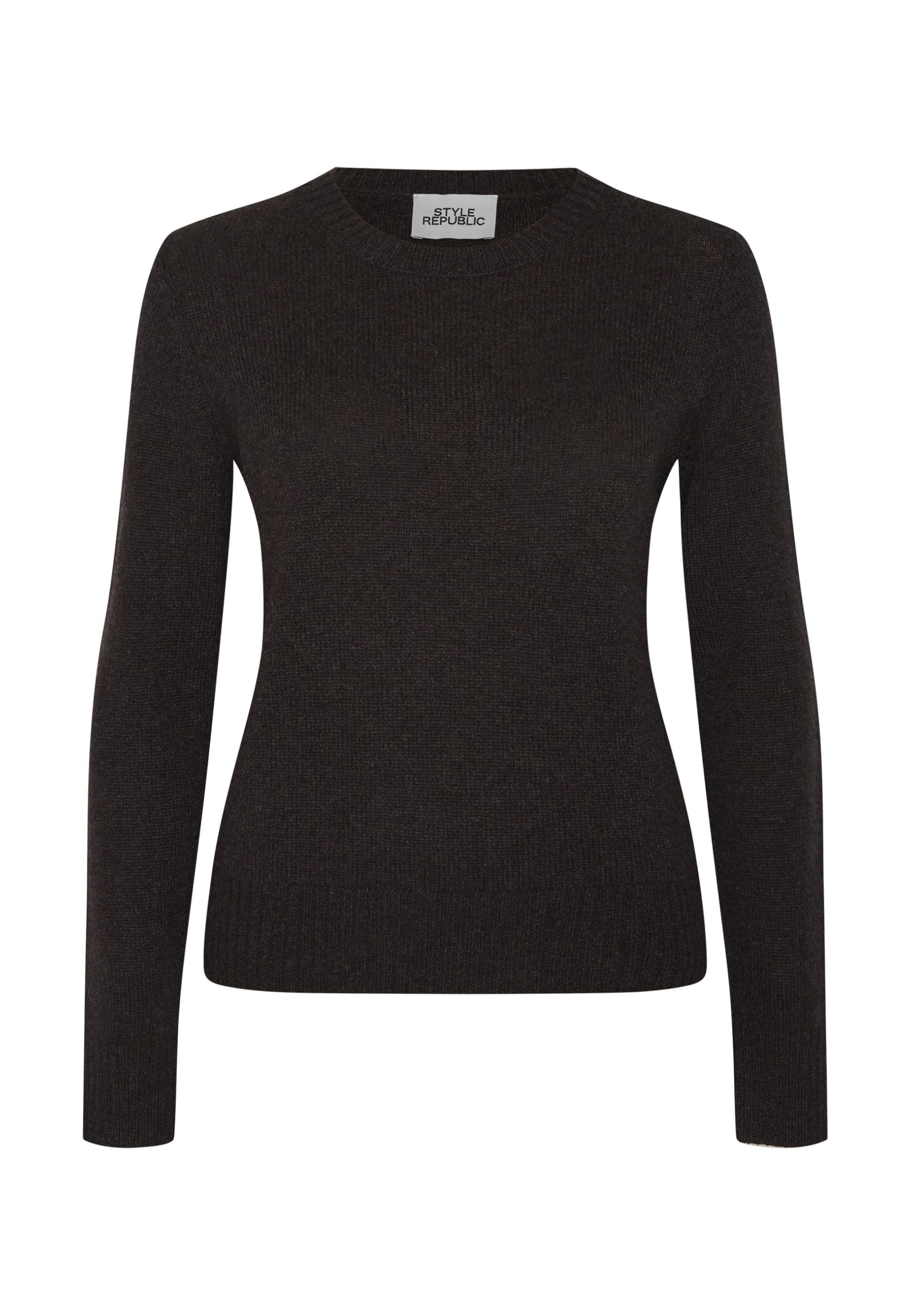 Womens 100 Pure Cashmere Long Sleeve Crew Neck Sweater - Soft Warm and Stylish Winter Knit Pullover