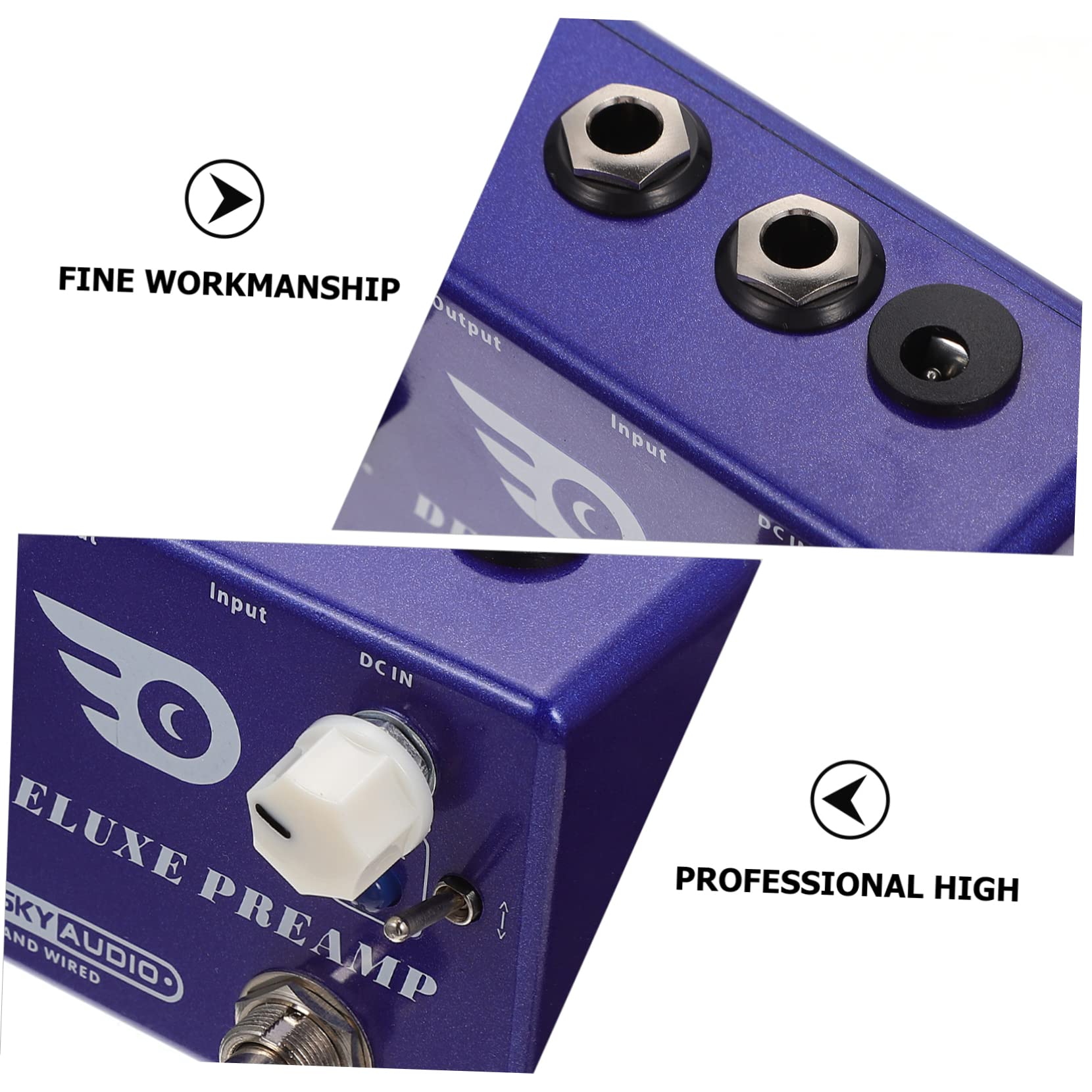 HEMOTON Guitar Mini Guitar Effector Overload Effector Musical Instruments Accessory Tailor-made Circuit Boards