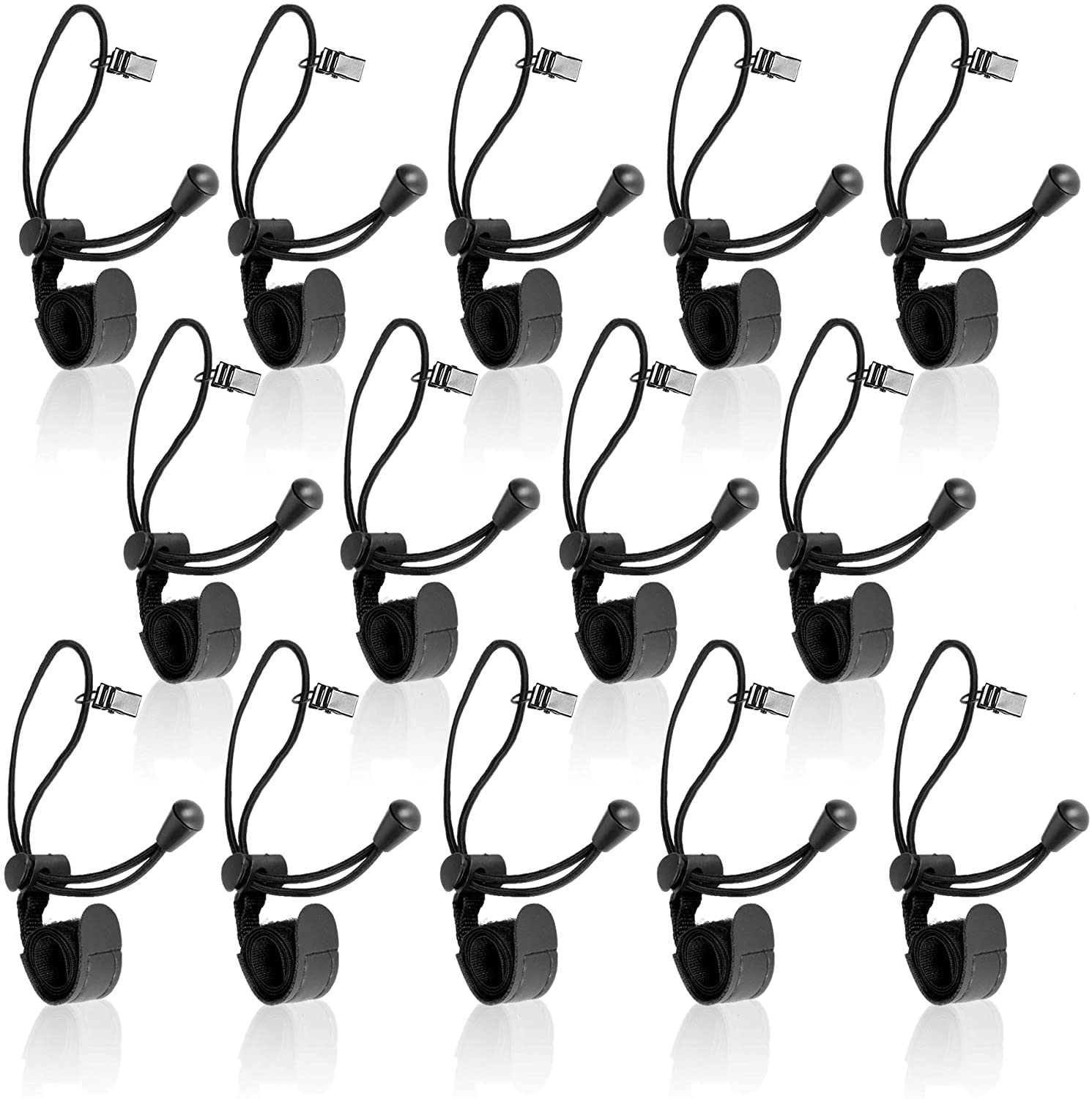 SHOPEE SHOPEE 14 Packs Background Backdrop Clips Clamps Holder with 9.05 inches/23 Centimeters Adjustable Elastic Cord for Photo Video Studio Photography (silver) (B09Q835VWX) Amazon Price History, Amazon Price Tracker