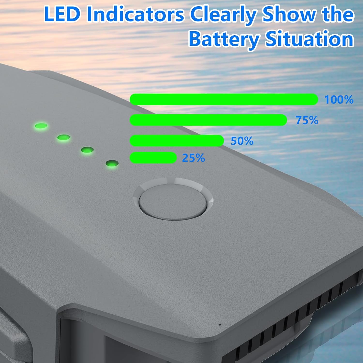 Mavic Pro Battery, 11.4V 3830mAh Intelligent Flight Battery for DJI Mavic Pro Platinum/Alpine White Drone, 25 Minutes Flight Time Rechargeable Batteries with Fireproof Bag for DJI Mavic - Image 5