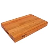 RA-Board Series Rectangular Wooden Maple Cutting Board 18”x12” – 2.25” Thick, 15-lb Reversible Butcher Block with Edge-Grain & Finger Grips – Made in the USA