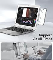 Vista 18 de CloudValley - Soporte magnético de teléfono para portátil, soporte lateral ajustable para monitor de teléfono para iPhone 12 Pro Max / 12 Pro / 12