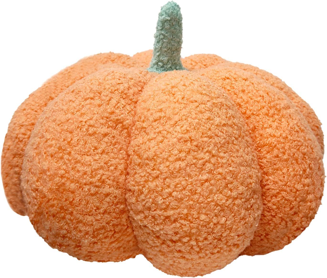 Pumpkin Pillow Plush, Plush Stuffed Pumpkin Plush Toy, Soft Decorative Throw Pillow Thanksgiving Christmas Pumpkin Plush Decor Gift (11.8inch, Orange)