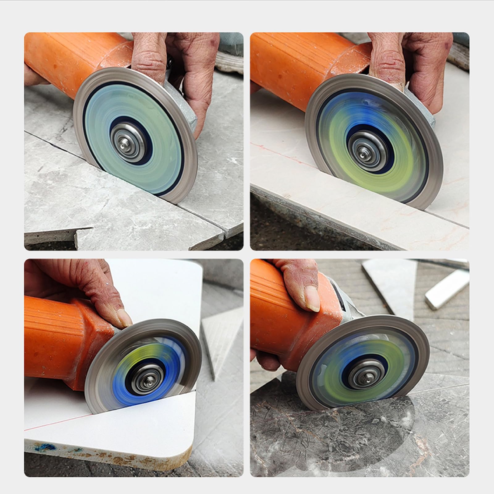 Odcięte koła Discos para Cortar Metal 10,5 cm 10 szt. do ceramicznych płyt skalnych mikrokrystalicznych kamienne płytki zeszklone