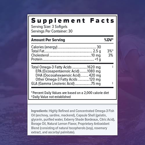 Miniatura 8 de Focus Relief Plus - Fórmula para ojos secos (270 unidades de suministro para 90 días) Suplemento Omega 3 para ojos secos, suplemento para alivio de