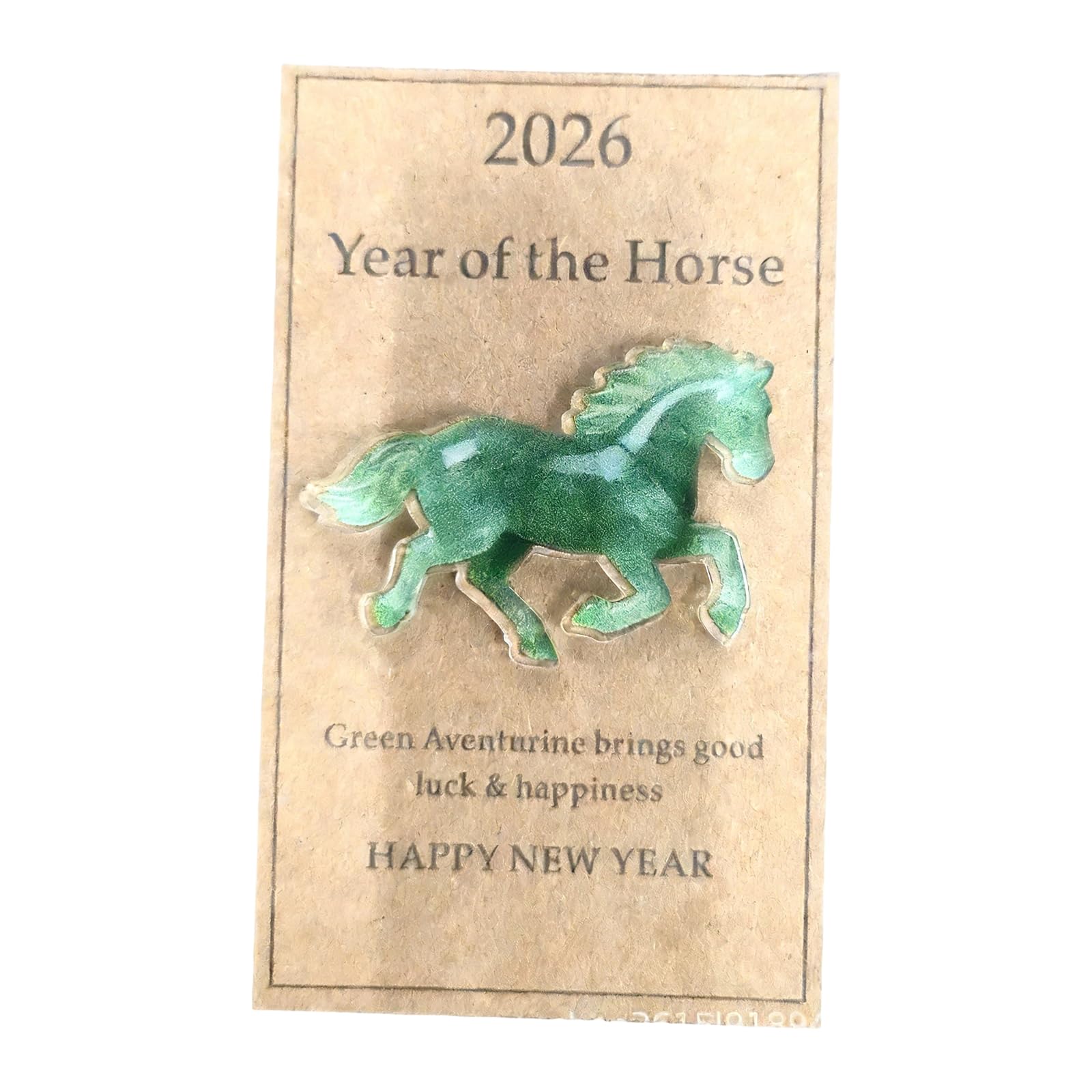 Piceioep Affirmation Card Set, Acrylic Horse Charm for Birthday Wedding and Chinese New Year Celebrations Birthday Party Deck Horse