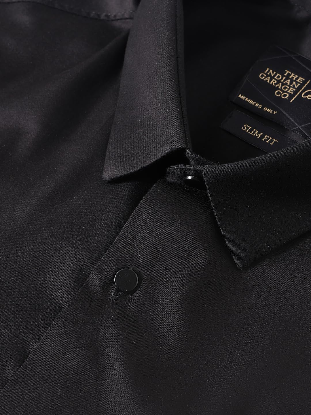 The Indian Garage Co Camicia da festa a maniche lunghe con colletto cutaway impreziosito slim fit da uomo