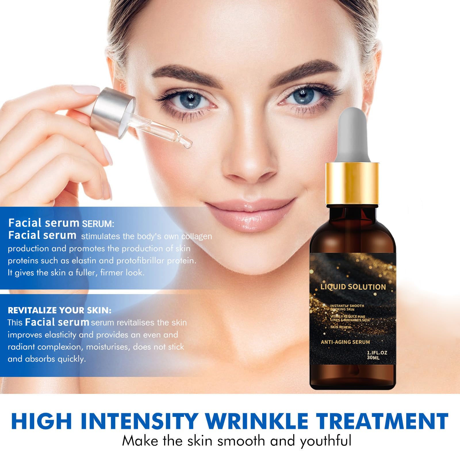 Amazon.com: Face Serum,liquid solution anti aging serum,antiaging