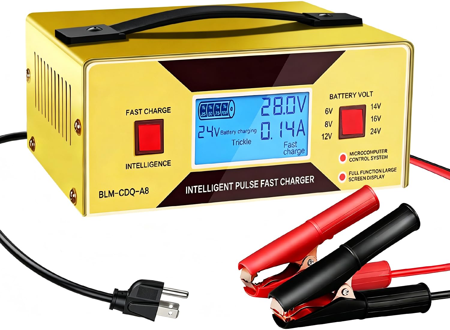 6/8/12/14/16/24V Battery Charger 8 Volt Golf Cart Battery Charger