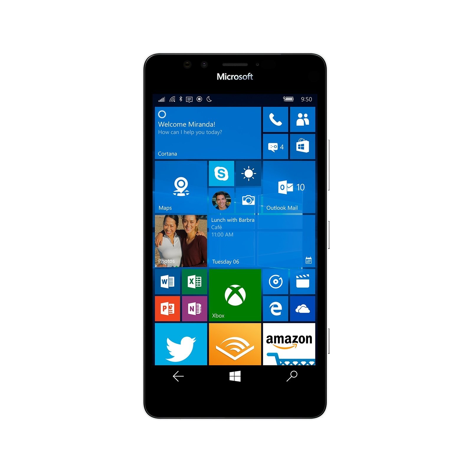 Microsoft Lumia 950 XL 5.7 inch 32 GB SIM Smartphone - White