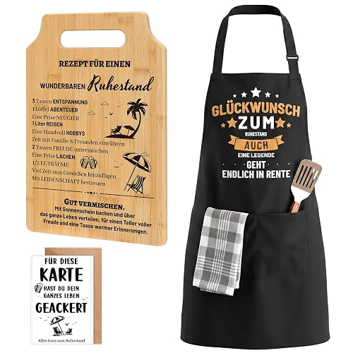 Cadeau de départ à la retraite pour homme avec tablier