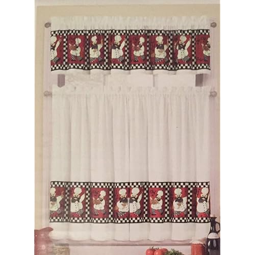 Fat Chef Kitchen Curtains Amazon Com