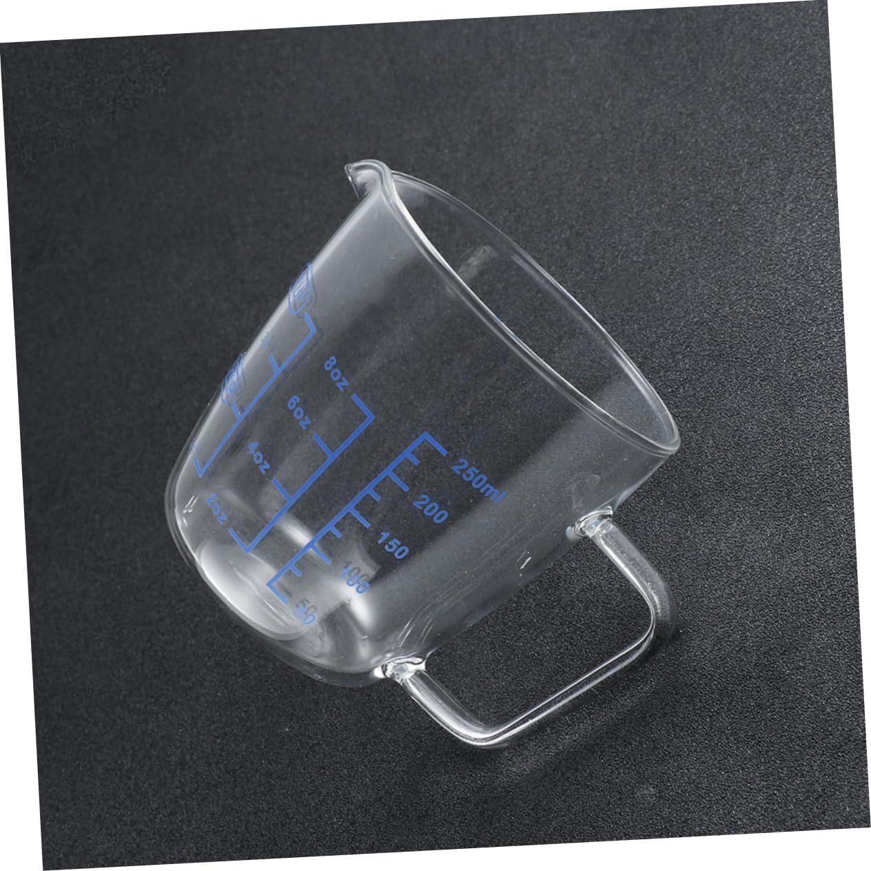 LABRIMP 2pcs Measuring Cup High Borosilicate Glass Liquid Measuring Cups Scales for Baking Capacity Easy to Clean Household Kitchen Tool
