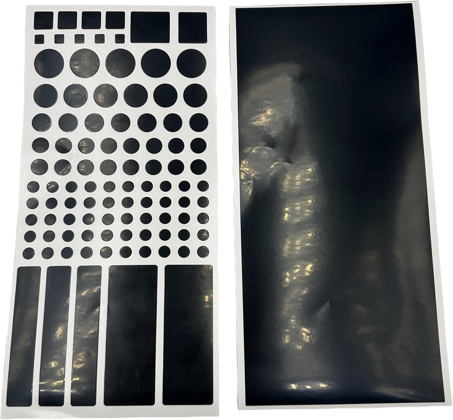 LED Light Blocking Stickers 2 Sheets Blackout Tape Led Light Cover Light Dims Block 100% of LED Lights Light Blocking Stickers for Electronic, LED Covers, Routers, Electronics and Appliances