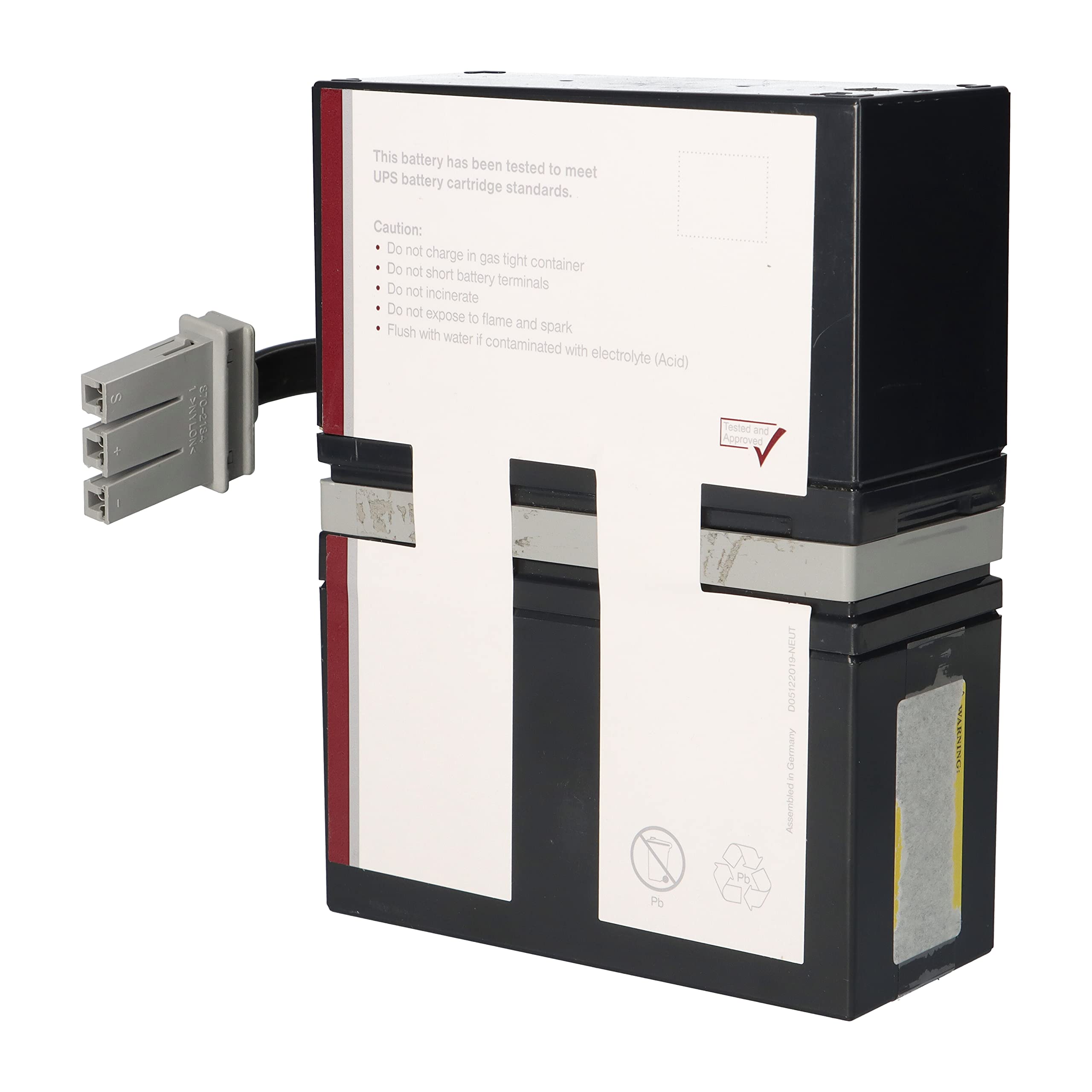 Batería compatible con APC Smart UPS SC 1000 y APC Back UPS RS 1500 RBC33 RBC 33