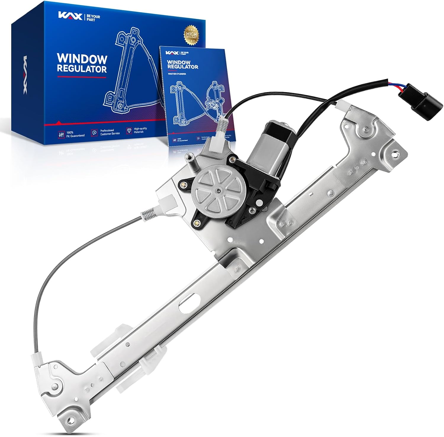 KAX 741-382 Power Window Regulator With Motor Rear Left Driver Side Compatible with LaCrosse 2005 2006 2007 2008 2009