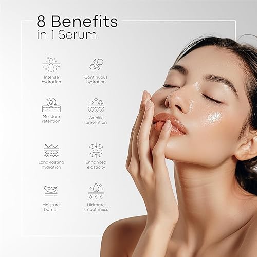 Miniatura 3 de Suero hidratante de ácido hialurónico al 2%  Humedad profunda, mejora la elasticidad de la piel, repara la barrera cutánea, reduce las líneas finas,